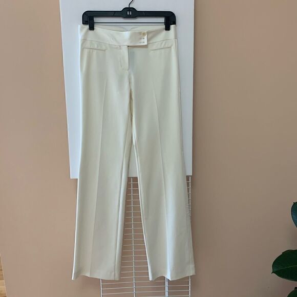 Bcbg Maxazria pants NWT cream size 0 price $218. - Picture 1 of 8